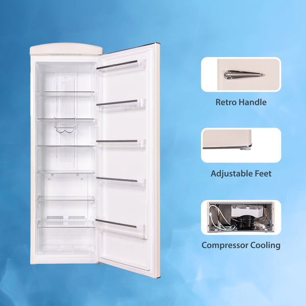 Equator Advanced Appliances 11.12-cu ft Freezerless Refrigerator ( Cream )