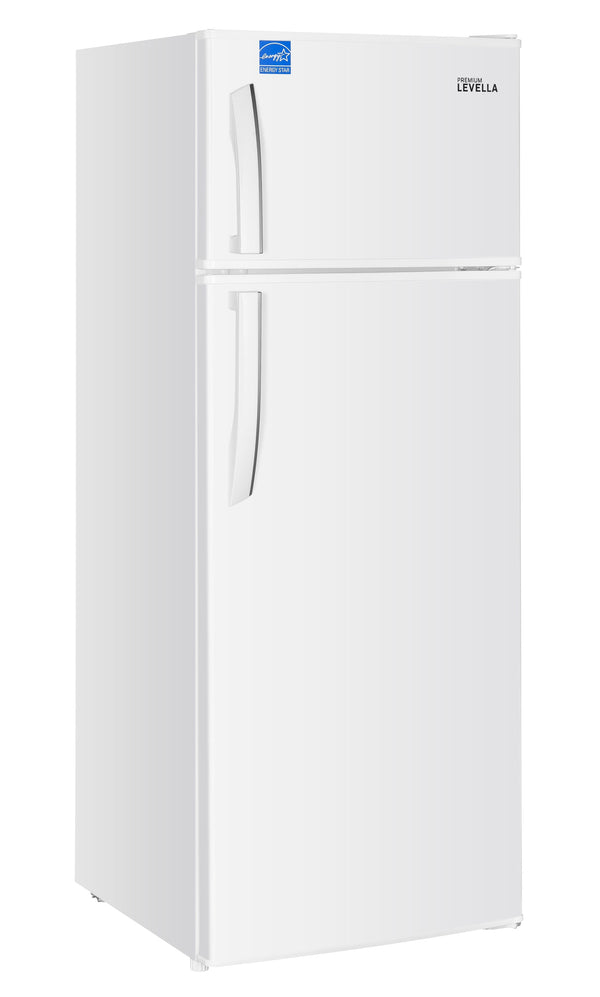 Premium Levella 7.3-cu ft Counter-Depth Top-Freezer Refrigerator ( White ) ENERGY STAR Certified