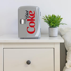 Coca-Cola Diet Coke 6 Can Portable 4L Cooler/Warmer 0.14-cu ft ( Gray, Red )