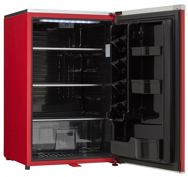 Danby 4.4-cu ft Mini Fridge ( Metallic Red ) ENERGY STAR
