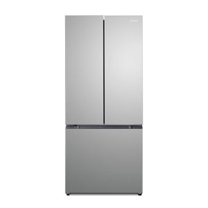 Cosmo Counter-Depth 17.5-cu ft 3 -Door French Door Refrigerator with Ice Maker ( Stainless Steel ) ENERGY STAR Certified