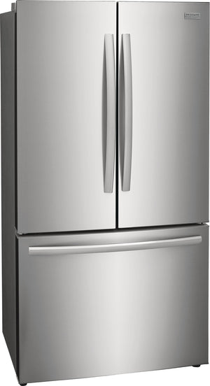 Frigidaire Gallery Counter-Depth 23.3-cu ft 3 -Door French Door Refrigerator with Ice Maker with Water Dispenser ( Fingerprint Resistant Stainless Steel ) ENERGY STAR Certified