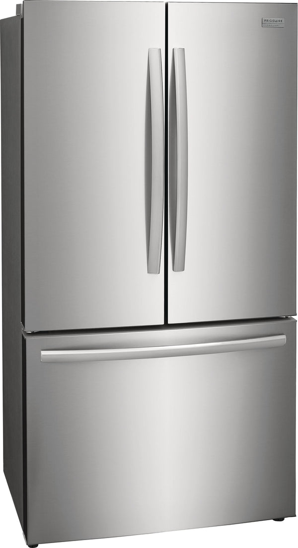 Frigidaire Gallery Counter-Depth 23.3-cu ft 3 -Door French Door Refrigerator with Ice Maker with Water Dispenser ( Fingerprint Resistant Stainless Steel ) ENERGY STAR Certified