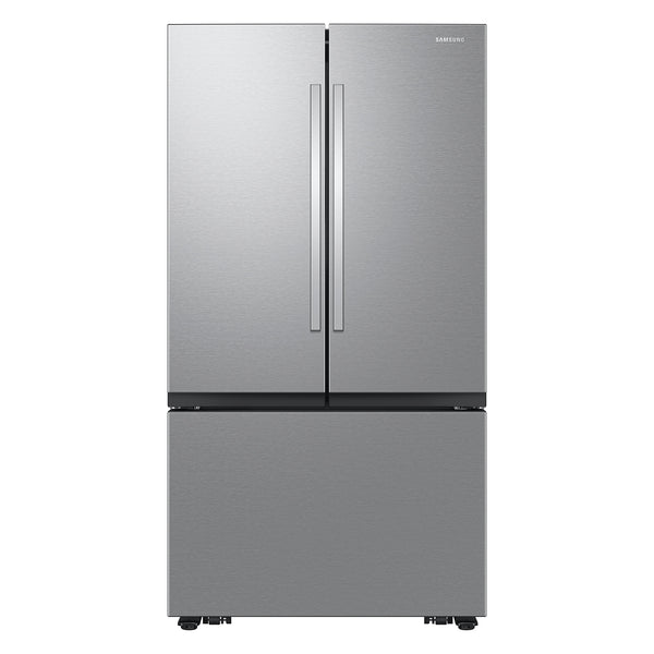 Samsung Standard-Depth Mega Capacity 31.5-cu ft 3 -Door Smart Compatible French Door Refrigerator with Dual Ice Maker with Water Dispenser ( Fingerprint Resistant Stainless Steel ) ENERGY STAR Certified