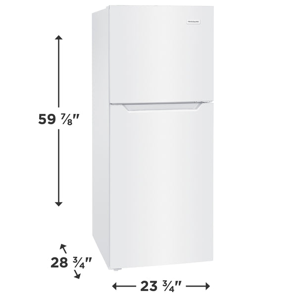 Frigidaire 11.6-cu ft Counter-Depth Top-Freezer Refrigerator ( White ) Garage Ready ENERGY STAR Certified