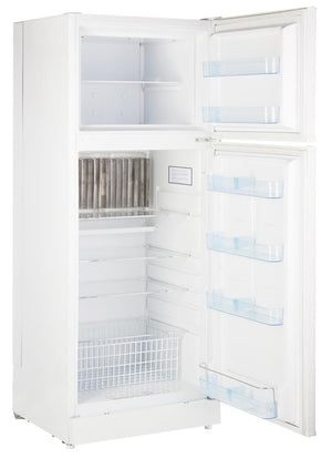 UNIQUE Off-Grid 14-cu ft Top-Freezer Refrigerator ( White )