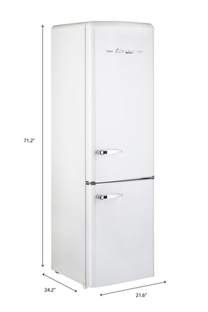 UNIQUE Off-Grid 10.0-cu ft Counter-Depth Bottom-Freezer Refrigerator Marshmallow white )