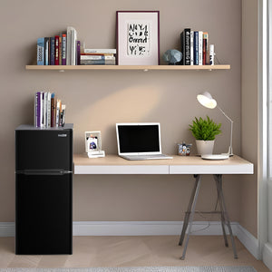 ConServ 4.5-cu ft Mini Fridge with Freezer ( Black )