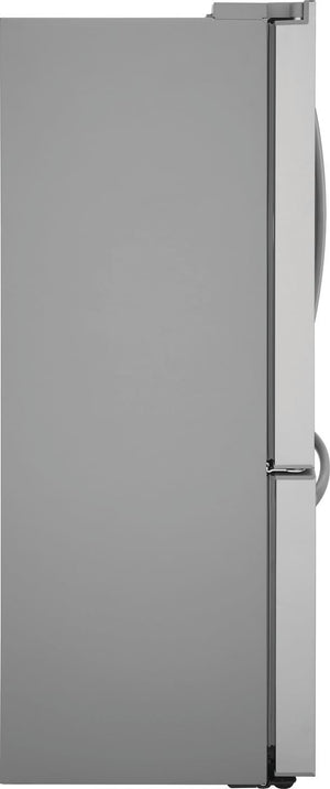 Frigidaire Counter-Depth 22.6-cu ft 3 -Door French Door Refrigerator with Ice Maker with Water and Ice Dispenser ( Stainless steel ) ENERGY STAR Certified