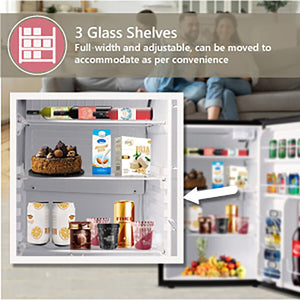 ConServ 4.5-cu ft Mini Fridge ( Stainless Steel )