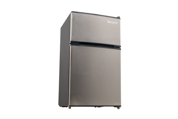 EdgeStar 3.1-cu ft Mini Fridge with Freezer ( Stainless Steel ) Garage Ready ENERGY STAR