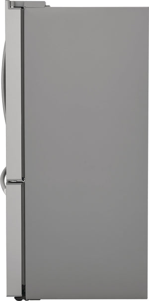Frigidaire Gallery Standard-Depth 27.8-cu ft 3 -Door French Door Refrigerator with Dual Ice Maker with Water and Ice Dispenser ( Fingerprint Resistant Stainless Steel ) ENERGY STAR Certified