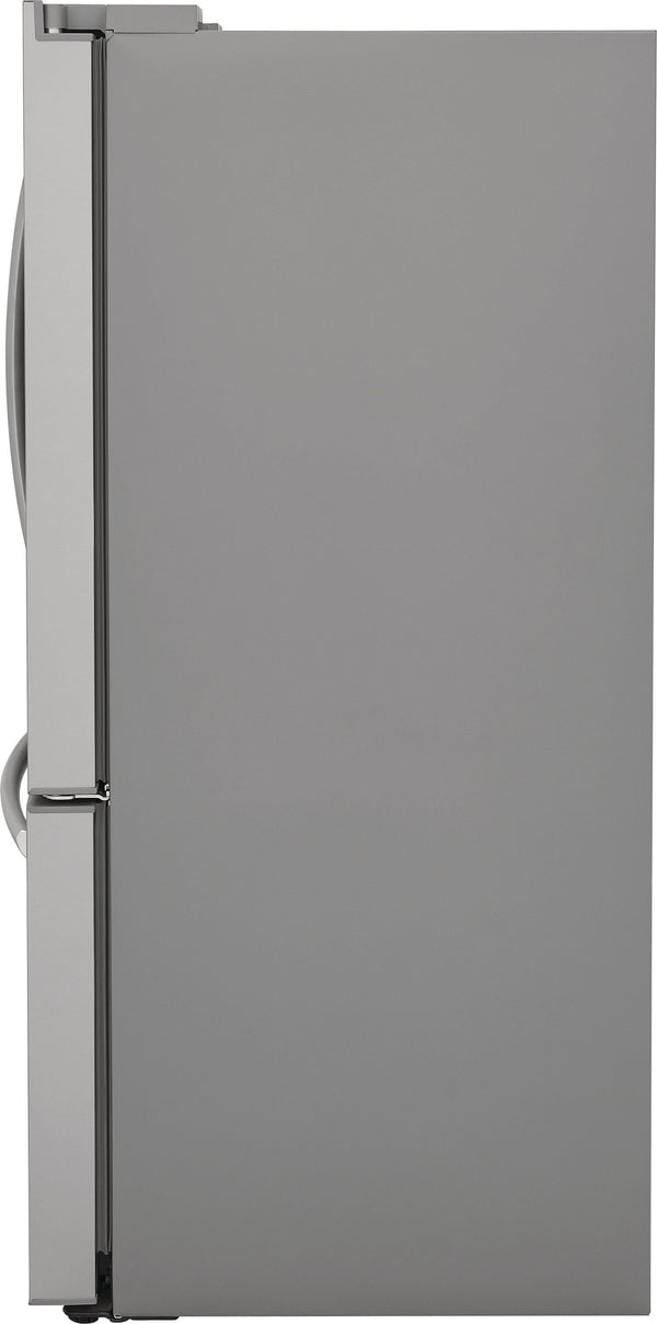 Frigidaire Gallery Standard-Depth 27.8-cu ft 3 -Door French Door Refrigerator with Dual Ice Maker with Water and Ice Dispenser ( Fingerprint Resistant Stainless Steel ) ENERGY STAR Certified