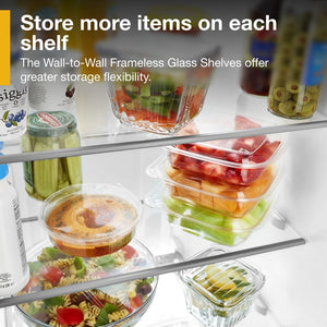 Whirlpool 24.5-cu ft Side-by-Side Refrigerator with Ice Maker ,Water and Ice Dispenser ( Fingerprint Resistant Stainless Steel )