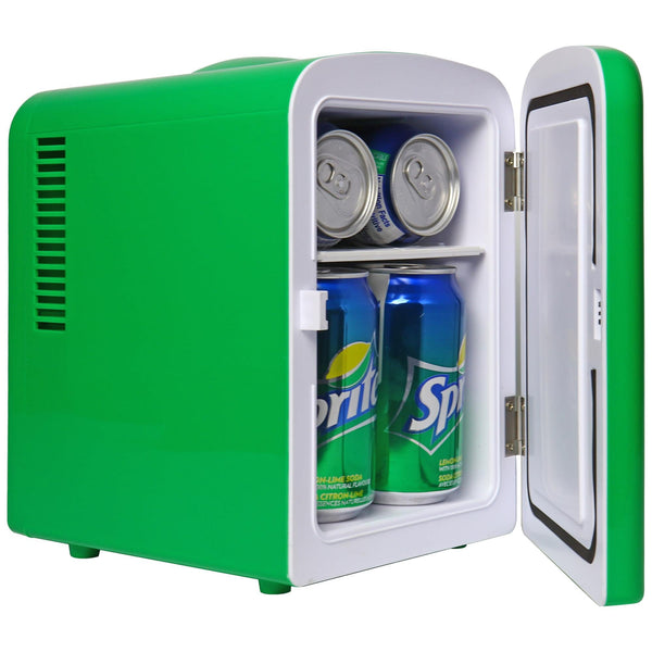 Coca-Cola Sprite 6 Can Portable 4L Cooler/Warmer 0.14-cu ft Mini Fridge ( Green )
