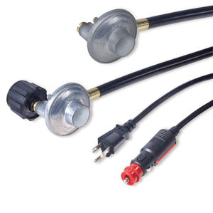 UNIQUE Off-Grid 3.4-cu ft Mini Fridge with Freezer ( Black )