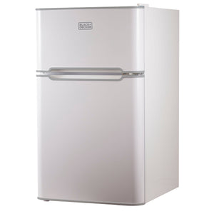 BLACK+DECKER 3.1-cu ft Mini Fridge with Freezer ( White ) ENERGY STAR