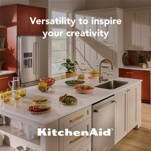 KitchenAid Standard-Depth 26.2-cu ft 4 -Door French Door Refrigerator with Ice Maker with Water and Ice Dispenser ( PrintShield Stainless )