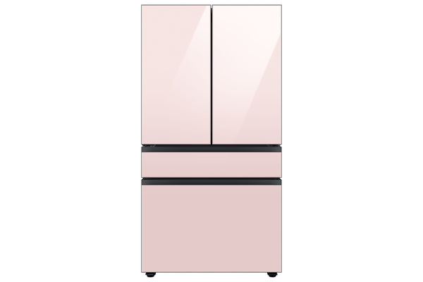 Samsung Bespoke 22.8-cu ft 4-Door Counter-Depth Refrigerator with Beverage Center (4 Panels Sold Seperately)