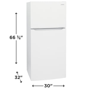 Frigidaire 20.0-cu ft Top-Freezer Refrigerator ( White ) Garage Ready