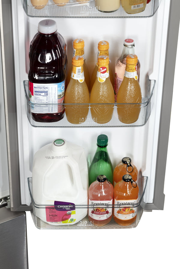 Hamilton Beach Counter-Depth 20.3-cu ft 3 -Door French Door Refrigerator ( Stainless ) ENERGY STAR Certified