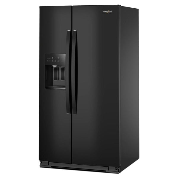 Whirlpool 28.7-cu ft Side-by-Side Refrigerator with Ice Maker ,Water and Ice Dispenser ( Black )