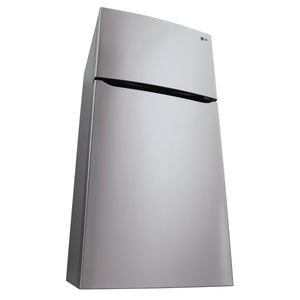LG 20.2-cu ft Top-Freezer Refrigerator ( Stainless Steel ) ENERGY STAR Certified