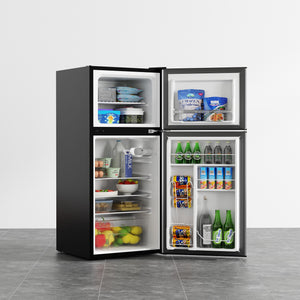 ConServ 4.5-cu ft Mini Fridge with Freezer ( Black )