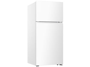 Hisense 18-cu ft Top-Freezer Refrigerator ( White ) Garage Ready ENERGY STAR Certified