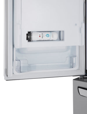 LG Standard-Depth Craft Ice 30.7-cu ft 3 -Door Smart Compatible French Door Refrigerator with Dual Ice Maker with Water and Ice Dispenser ( Stainless Steel ) ENERGY STAR Certified