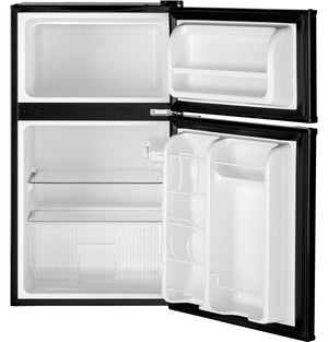 GE 3.1-cu ft Mini Fridge with Freezer ( Black ) ENERGY STAR
