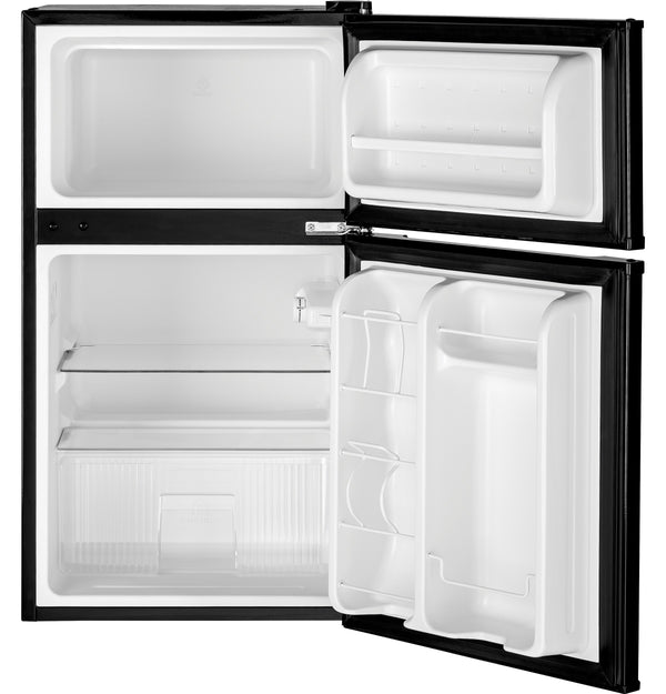 GE 3.1-cu ft Mini Fridge with Freezer ( Black ) ENERGY STAR