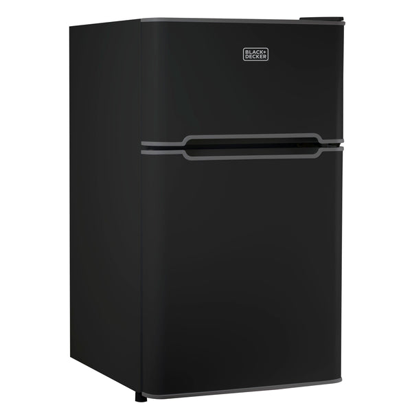 BLACK+DECKER 3.1-cu ft Mini Fridge with Freezer ( Black ) Garage Ready ENERGY STAR