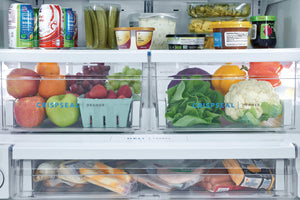 Frigidaire Standard-Depth 27.8-cu ft 3 -Door French Door Refrigerator with Ice Maker with Water and Ice Dispenser ( White ) ENERGY STAR Certified