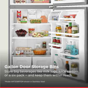 Amana 18.2-cu ft Top-Freezer Refrigerator ( White )