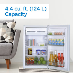 Danby 4.4-cu ft Mini Fridge with Freezer ( White ) ENERGY STAR