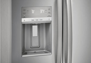 Frigidaire Gallery 25.6-cu ft Side-by-Side Refrigerator with Ice Maker ,Water and Ice Dispenser ( Fingerprint Resistant Stainless Steel ) ENERGY STAR Certified