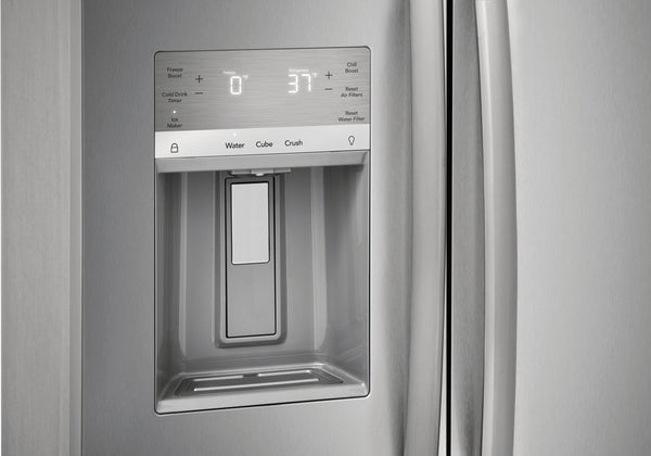 Frigidaire Gallery 25.6-cu ft Side-by-Side Refrigerator with Ice Maker ,Water and Ice Dispenser ( Fingerprint Resistant Stainless Steel ) ENERGY STAR Certified