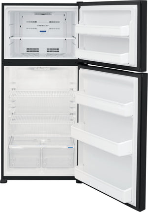 Frigidaire 18.3-cu ft Top-Freezer Refrigerator ( Black ) Garage Ready