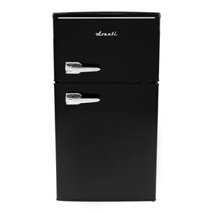 Avanti 3-cu ft Mini Fridge with Freezer ( Black )