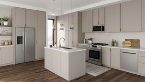 Kenmore 20-cu ft Counter-Depth Side-by-Side Refrigerator with Ice Maker ,Water and Ice Dispenser ( Stainless Steel ) ENERGY STAR Certified