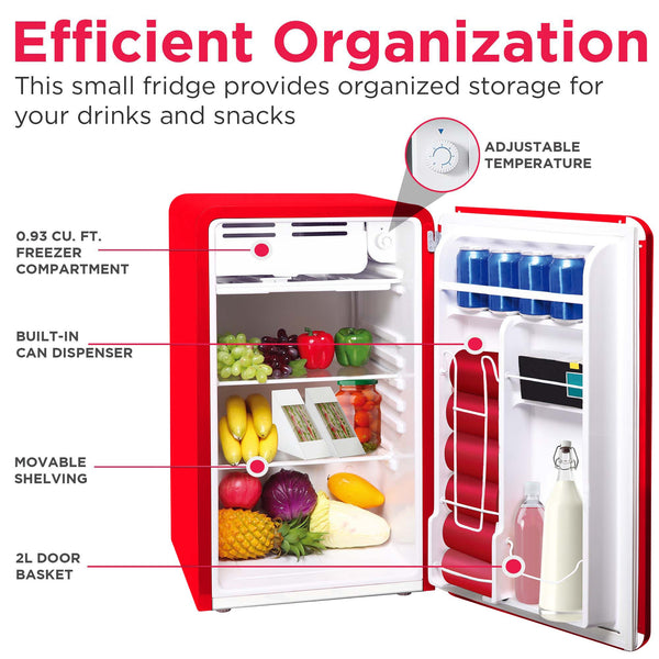 Frigidaire 3.2-cu ft Mini Fridge ( Red )