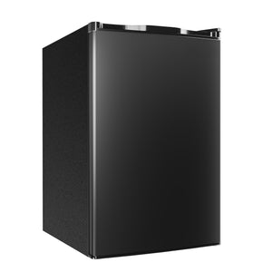 Euhomy  4.4 cu. ft. Black Mini Refrigerator with Freezer
