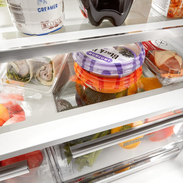 Whirlpool Counter-Depth 19.2-cu ft 4 -Door French Door Refrigerator with Ice Maker with Water and Ice Dispenser ( Fingerprint Resistant Stainless Steel )