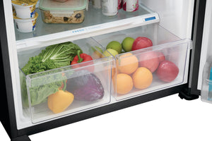 Frigidaire 20-cu ft Top-Freezer Refrigerator ( Fingerprint Resistant Stainless Steel ) Garage Ready
