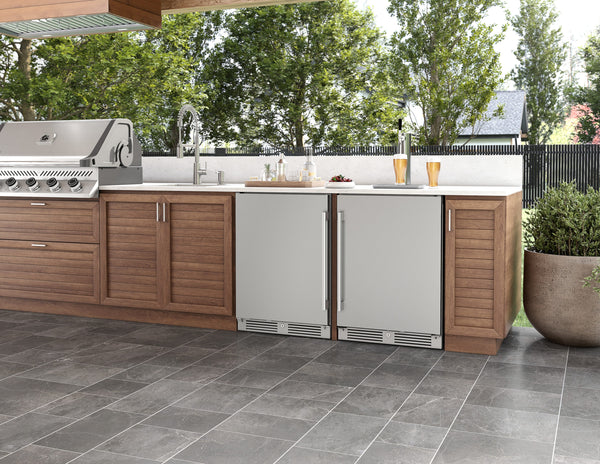 Zephyr Presrv 5.6-cu ft Built-In Mini Fridge ( Stainless Steel ) Garage Ready ENERGY STAR