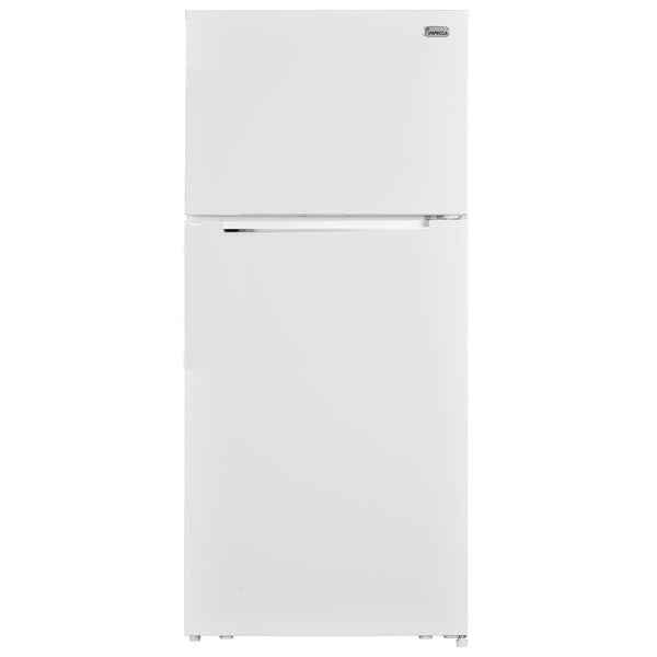 Impecca 17-cu ft Counter-Depth Top-Freezer Refrigerator Built-In ( White )