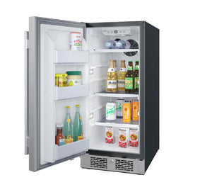 Avallon 3.35-cu ft Mini Fridge ( Stainless Steel )