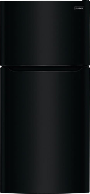 Frigidaire 20.0-cu ft Top-Freezer Refrigerator ( Black ) Garage Ready ENERGY STAR Certified