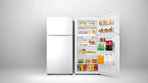Hisense 18.0-cu ft Top-Freezer Refrigerator ( White )